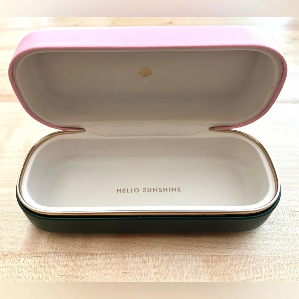 Kate Spade Pink/Green Sunglass/Glasses Holder